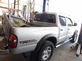 2002 Toyota Tacoma SR5 Silver Crew Cab 3.4L AT 2WD #Z24710